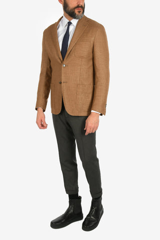 ID silk and virgin wool IDENTITY 2-button blazer