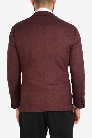 ID giacca a 2 bottoni in seta e cashmere