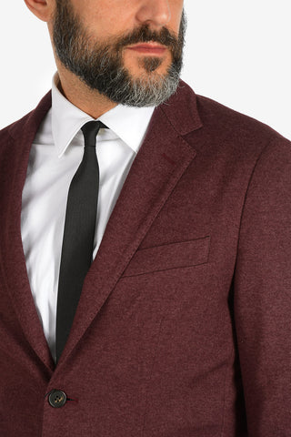 ID giacca a 2 bottoni in seta e cashmere