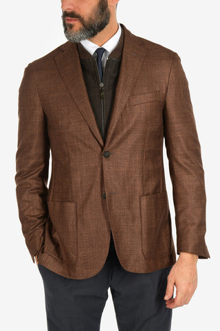 ID silk and cashmere IDENTITY 2-button blazer
