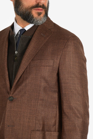 ID silk and cashmere IDENTITY 2-button blazer