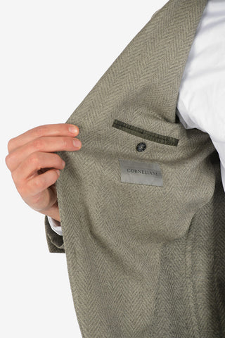 silk and cashmere GATE 2-button blazer