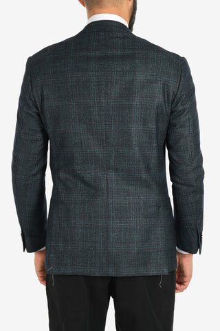 plaid LEADER SOFT 2-button blazer