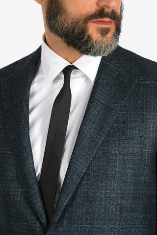 plaid LEADER SOFT 2-button blazer