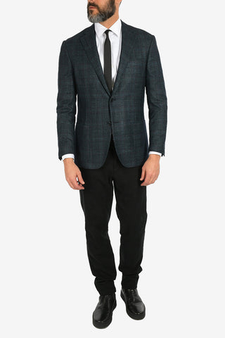 plaid LEADER SOFT 2-button blazer