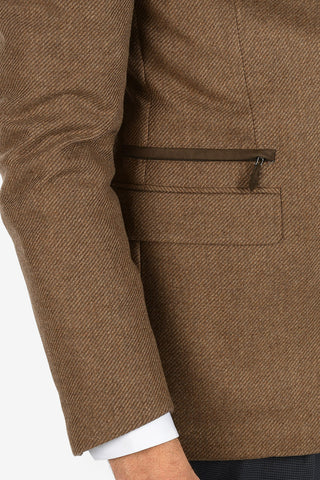 virgin wool GATE 2-button blazer