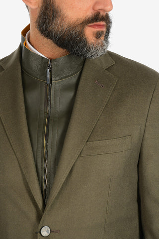 ID giacca a 2 bottoni IDENTITY in seta cashmere