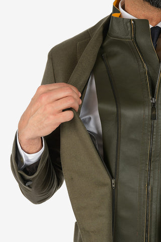 ID giacca a 2 bottoni IDENTITY in seta cashmere