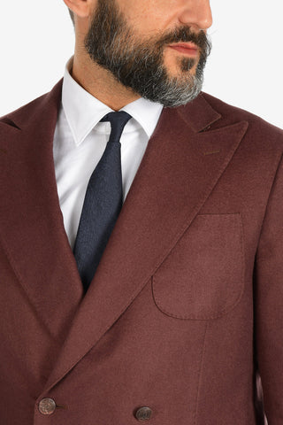 silk and cashmere ACADEMY double-breasted blazer