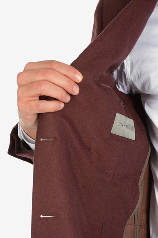 silk and cashmere ACADEMY double-breasted blazer