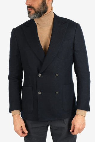 cashmere ACADEMY SOFT double-breasted blazer