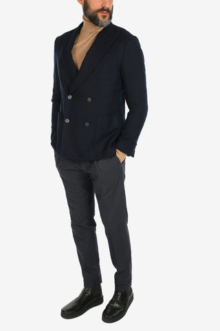 cashmere ACADEMY SOFT double-breasted blazer