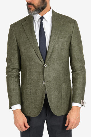 silk and virgin wool LEADER SOFT 2-button blazer