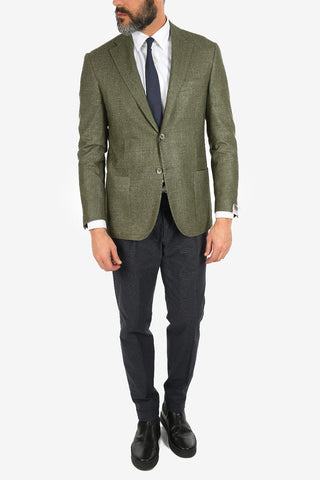 silk and virgin wool LEADER SOFT 2-button blazer