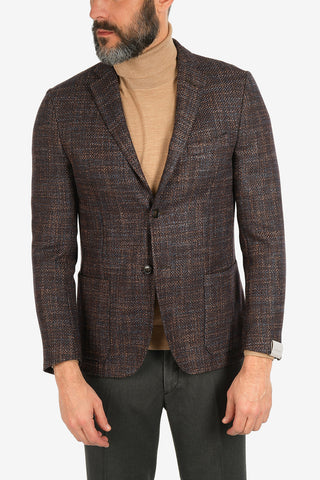 silk and virgin wool GATE 2-button blazer
