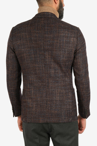 silk and virgin wool GATE 2-button blazer