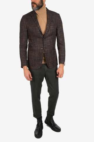 silk and virgin wool GATE 2-button blazer