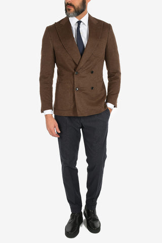 giacca doppio petto ACADEMY SOFT in cashmere