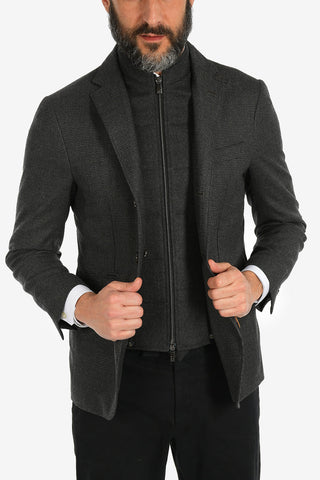 ID houndstooth blazer