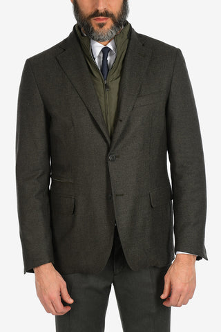 ID virgin wool OUTDOOR 2-button blazer