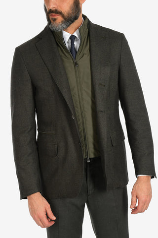 ID virgin wool OUTDOOR 2-button blazer
