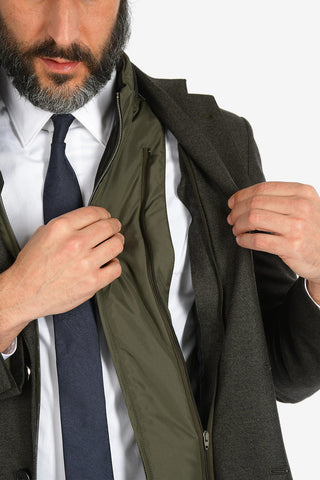 ID virgin wool OUTDOOR 2-button blazer