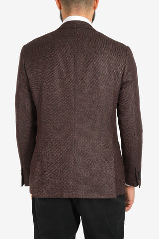 silk and virgin wool GATE 2-button blazer