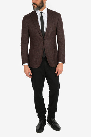 silk and virgin wool GATE 2-button blazer