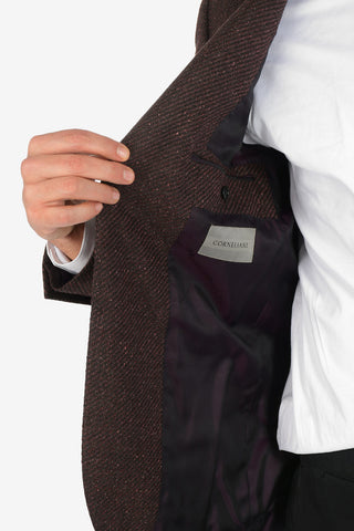 silk and virgin wool GATE 2-button blazer