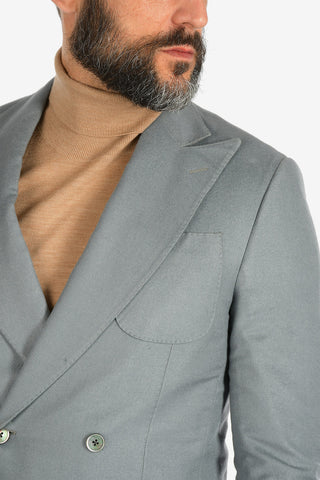 silk and cashmere ACADEMY SOFT double-breasted blazer
