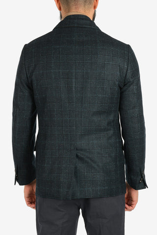 ID tartan IDENTITY 2-button blazer