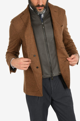 ID silk and cashmere IDENTITY 2-button blazer