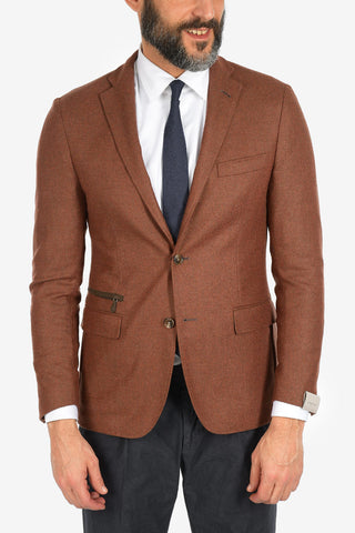virgin wool and cashmere GATE 2-button blazer