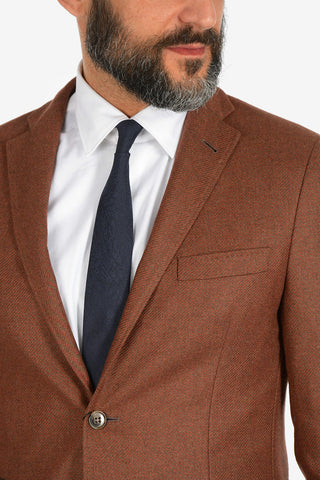 virgin wool and cashmere GATE 2-button blazer
