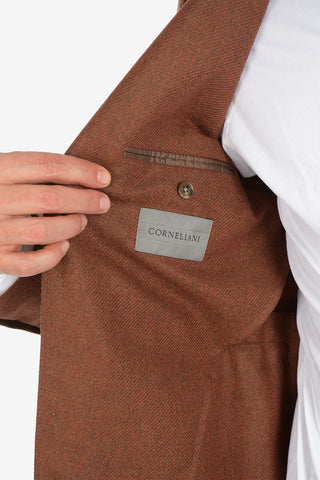 virgin wool and cashmere GATE 2-button blazer