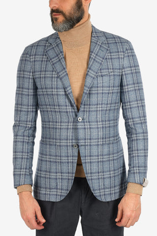 plaid SARTORIA 3-button blazer