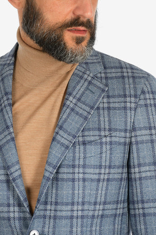 plaid SARTORIA 3-button blazer