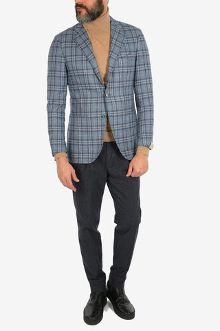 plaid SARTORIA 3-button blazer