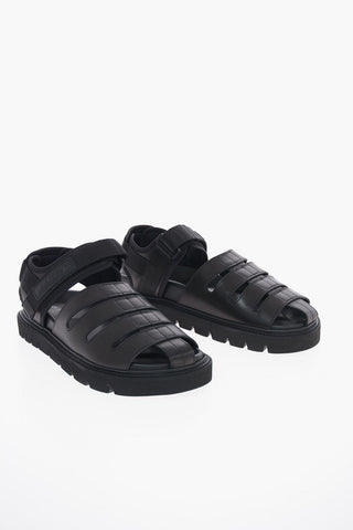 Leather SAMPEI Touch Strap Sandals