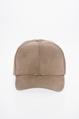Ecosuede PIERCED MONOGRAM Cap