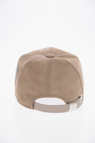 Ecosuede PIERCED MONOGRAM Cap