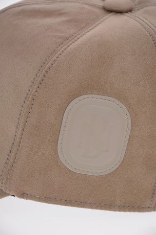 Ecosuede PIERCED MONOGRAM Cap