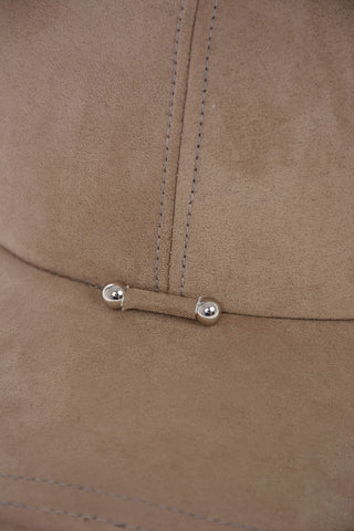 Ecosuede PIERCED MONOGRAM Cap