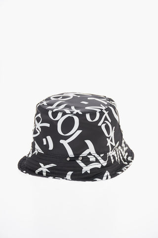 Fabric Printed PIERCED GRAFFITI Bucket Hat