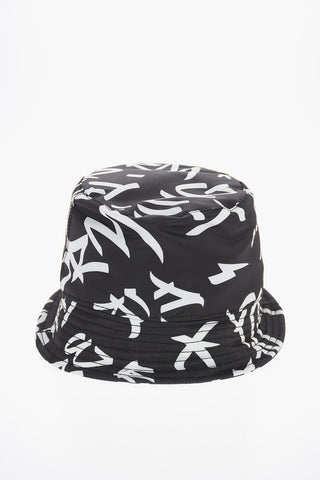 Fabric Printed PIERCED GRAFFITI Bucket Hat