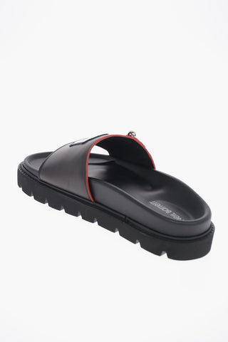 Leather MONOGRAM Slides Sandals