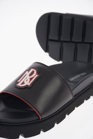 Leather MONOGRAM Slides Sandals