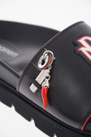 Leather MONOGRAM Slides Sandals