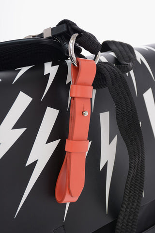 Borsa Messanger FAIRISLE THUNDERBOLT in Tessuto e Pelle