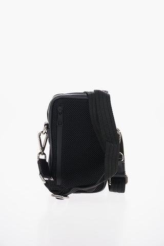 PIERCED MONOGRAM VARSITY Bag with Leather Details and Removable Shoulder Strap